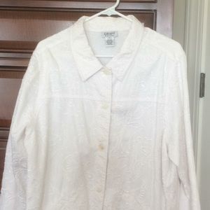 White embroidery jacket